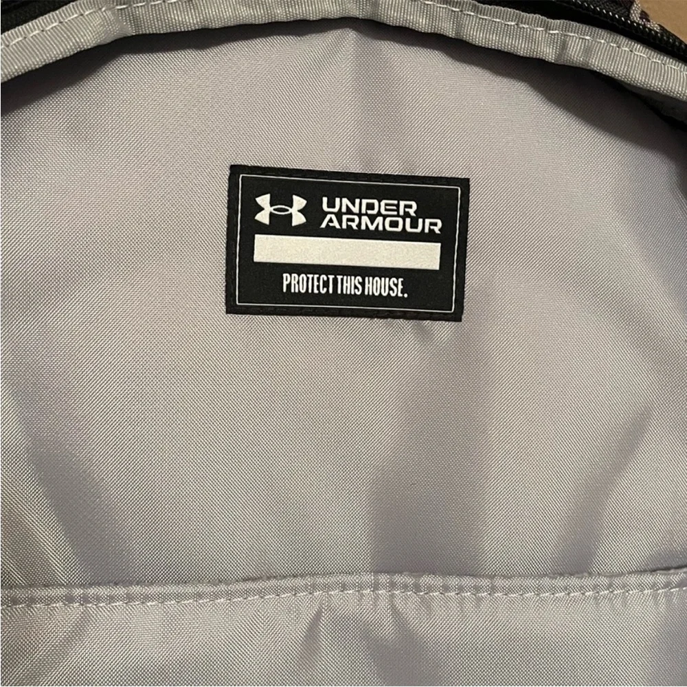 {Under Armour} UA Hustle Backpack in Camo Black / Metallic Gold - NWT